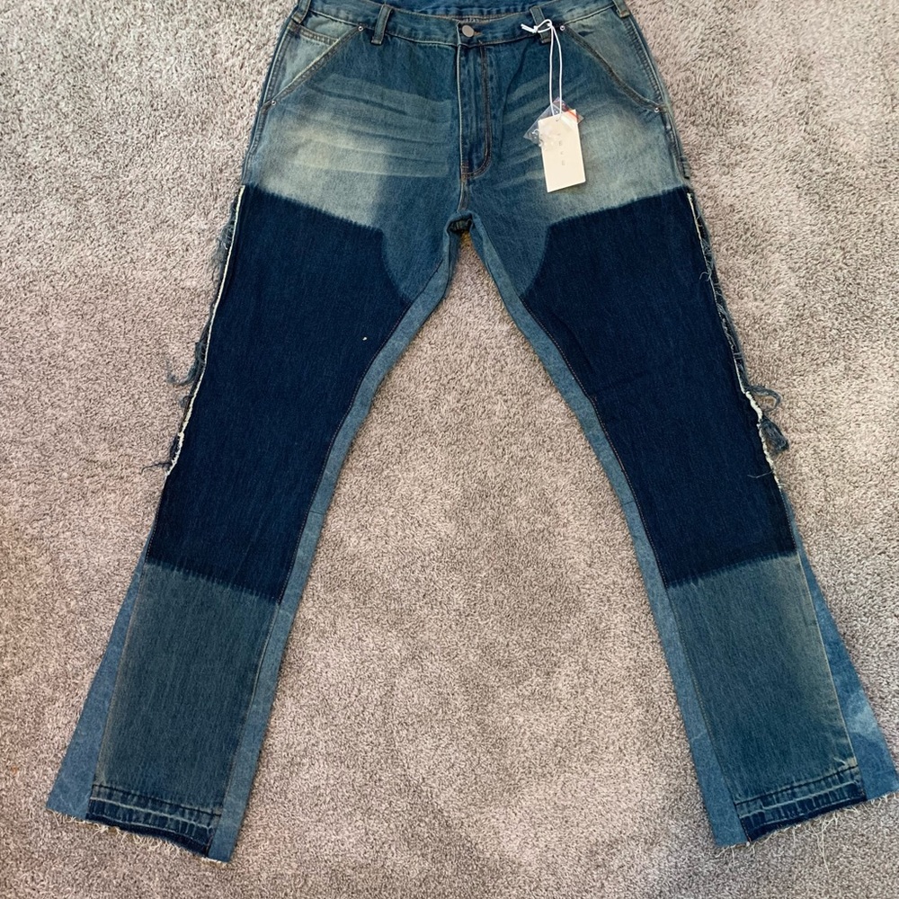 MNML B118 FLARE WORK DENIM